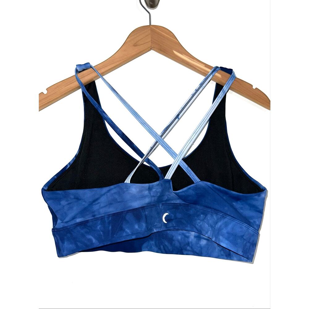 Zyia Active Blue Tie Dye Hendrix Light n Tight Strappy Sports Bra Size XXL - Picture 7 of 12